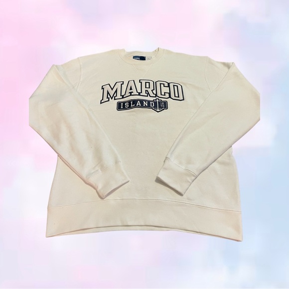 Marco Island white crewneck - Picture 3 of 4